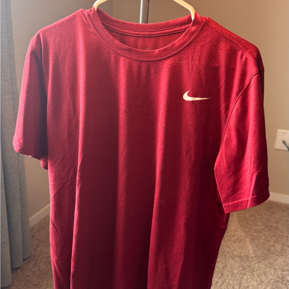 Nike Shirts bundle Dark Red and Dark Blue Short Sleeve Dri-FIT Tees